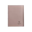 Clairefontaine Koverbook - Cuaderno - grapado - A4 - 48 hojas / 96 páginas - Seyès - gris transparente - polipropileno (PP)