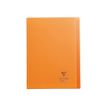 Clairefontaine Koverbook - Cuaderno - grapado - A4 - 48 hojas / 96 páginas - Seyès - naranja, transparente - polipropileno (PP)