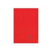 Clairefontaine Koverbook A4+ - Cuaderno - grapado - 240 x 320 mm - 48 hojas / 96 páginas - Seyès - transparente, rojo - polipropileno (PP)