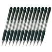 Pilot Super Grip - Bolígrafo  - negro - tinta al aceite - 0.21 mm - medio - retractil 