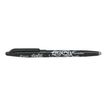 Pilot FriXion Ball - Bolígrafo - no permanente - negro - tinta de gel - 0.7 mm - fino - con borrador (paquete de 12)
