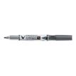 Pilot V Board Master S Begreen - Marcador - no permanente - para pizarra - negro - 0.8 mm - ultrafino (paquete de 10)