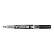 Pilot V Board Master S Begreen - Marcador - no permanente - para pizarra - negro - 1.3 mm - extrafino (paquete de 10)