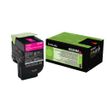 Lexmark 802HM - Alto rendimiento - magenta - original - cartucho de tóner LCCP, LRP - para Lexmark CX410de, CX410dte, CX410e, CX510de, CX510dhe, CX510dthe