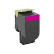 Lexmark 802XM - Rendimiento extra alto - magenta - original - cartucho de tóner LCCP, LRP - para Lexmark CX510de, CX510de Statoil, CX510dhe, CX510dthe