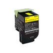 Lexmark 802XY - Rendimiento extra alto - amarillo - original - cartucho de tóner LCCP, LRP - para Lexmark CX510de, CX510de Statoil, CX510dhe, CX510dthe