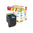 OWA - Cián - compatible - refabricado - cartucho de tóner (alternativa para: Lexmark 802HC) - para Lexmark CX410de, CX410dte, CX410e, CX510de, CX510dhe, CX510dthe