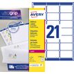 Avery - Blanco - 38.1 x 63.5 mm 315 etiqueta(s) (15 hoja(s) x 21) etiquetas de direcciones