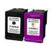 UPrint H-304XL PACK - Paquete de 2 - negro, color (cian, magenta, amarillo) - compatible - refabricado - cartucho de tinta - para HP AMP 130; Deskjet 26XX, 37XX; ENVY 50XX