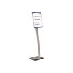DURABLE INFO SIGN - Soporte de señal - para A3 - plata
