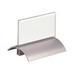 DURABLE DELUXE - Soporte de señal - escritorio - para 52 x 100 mm - doble cara - transparente (paquete de 2)