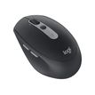 Logitech M590 Silent - Ratón - diestro - óptico - 7 botones - inalámbrico - Bluetooth, 2.4 GHz - receptor inalámbrico USB - grafito tonal