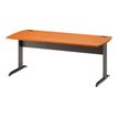 Bureau JAZZ+ - 120 cm - Pieds métal - Aulne