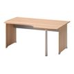 Gautier office JAZZ+ - Mesa - rectangular curvado (derecha) - verde haya