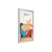 PROMOCOME PLV VAS - Soporte de señal - montaje en pared - para A2 - blanco, marco gris