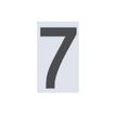 Pickup Home 3D Rio - Signo - number - 100 mm (height) - montaje en superficie - autoadhesivo - gris