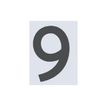 Pickup Home 3D Rio - Signo - number - 100 mm (height) - montaje en superficie - autoadhesivo - gris