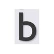 Pickup Home 3D Rio 100 - Signo - lowercase letter - 100 mm - montaje en superficie - autoadhesivo - gris