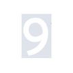 Pickup Home 3D Rio - Signo - number - 60 mm (hight) - montaje en superficie - autoadhesivo - blanco