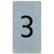 Pickup Alulook - Signo - number - 44 x 60 mm - montaje en puerta - autoadhesivo