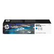 HP 991X - 193 ml - Alto rendimiento - cián - original - PageWide - cartucho de tinta - para PageWide Color 755, MFP 77X; PageWide Managed P77740, P77750; PageWide Pro 750, 77X
