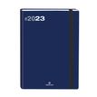 Oberthur Néo Flex 27 - Agenda - vista de la semana - 210 x 270 mm - papel blanco - navy cover (paquete de 6)