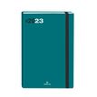 Oberthur Néa Flex 25 - Agenda - vista de la semana - 160 x 235 mm - papel blanco - tapa azul (paquete de 6)