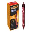 BIC Gel-ocity QuickDry - Bolígrafo  - rojo - tinta de gel - 0.7 mm - medio - retractil 