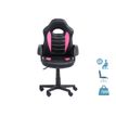 OfficePro ANZIO - Silla - reposabrazos - forma de anillo - giratorio - cuero sintético - rosa