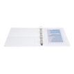 Exacompta Kreacover - Carpeta de anillas para presentaciones - ancho de la espina: 44 mm - para A4 Maxi - blanco