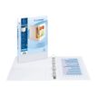 Exacompta Kreacover - Carpeta de anillas para presentaciones - ancho de la espina: 86 mm - para A4 Maxi - blanco
