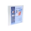 Exacompta Kreacover Personal - Carpeta de anillas para presentaciones - ancho de la espina: 38 mm - para A4 Maxi - capacidad: 140 hojas - blanco