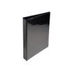 Exacompta Kreacover - Carpeta de anillas para presentaciones - ancho de la espina: 34 mm - para A4 Maxi, 297 x 242 mm - negro