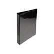 Exacompta Kreacover - Carpeta de anillas para presentaciones - ancho de la espina: 34 mm - para A4 Maxi - negro