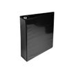 Exacompta Kreacover - Carpeta de anillas para presentaciones - ancho de la espina: 70 mm - para A4 Maxi - negro