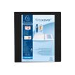 Exacompta Kreacover - Carpeta de anillas para presentaciones - ancho de la espina: 86 mm - para A4 Maxi - negro