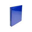 Exacompta Kreacover - Carpeta de anillas para presentaciones - ancho de la espina: 34 mm - para A4 Maxi - azul