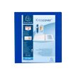 Exacompta Kreacover - Carpeta de anillas para presentaciones - ancho de la espina: 86 mm - para A4 Maxi - azul