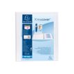 Exacompta Kreacover - Carpeta de anillas para presentaciones - ancho de la espina: 44 mm - para A4 Maxi, 297 x 242 mm - blanco