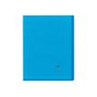 Clairefontaine Koverbook - Cuaderno - grapado - A4 - 48 hojas / 96 páginas - Seyès - azul, transparente - polipropileno (PP)