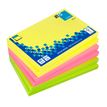 Info - Notas adhesivas - 125 x 75 mm - 480 hojas (6 x 80) - amarillo, rosa, verde