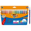 BIC KiDS KID COULEUR - Marcador - tinta al agua - 0.8 mm - medio (paquete de 24)