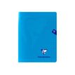 Clairefontaine MIMESYS - Cuaderno - grapado - 170 x 220 mm - 24 hojas / 48 páginas - Seyès - azul - polipropileno (PP)