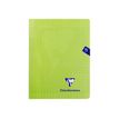 Clairefontaine MIMESYS - Cuaderno - grapado - 170 x 220 mm - 24 hojas / 48 páginas - Seyès - verde - polipropileno (PP)