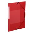 Viquel Propyglass - Carpeta de 3 solapas - ampliable - para A4 - rojo