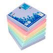 Info Harmony - Notas adhesivas - 75 x 75 mm - 600 hojas (6 x 100) - rosa, azul, verde, naranja, púrpura
