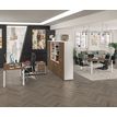 3253310165243-Bureau vague symétrique EXPRIM - L180 cm - Plateau imitation Hêtre - Pieds carbone-P_79432405_3-1
