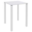 Burocean Lounge - Mesa - cuadrado - blanco perla - blanco base