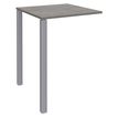 Burocean Lounge - Componente de mesa - cuadrado - roble gris - aluminio base