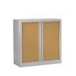 VINCO Etic - Aparador - 2 Puertas - acero, polipropileno - plata, verde haya, RAL 9006
